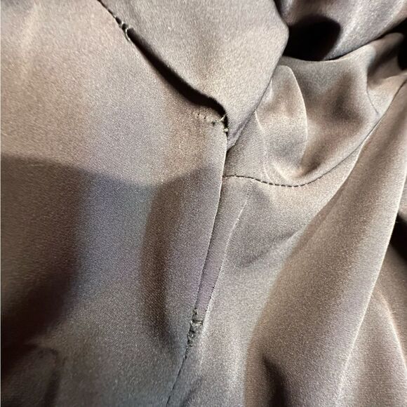 Massini * Pastel Brown Full Length Belted Vertical Mink Mob Wife Coat - Picture 14 of 16